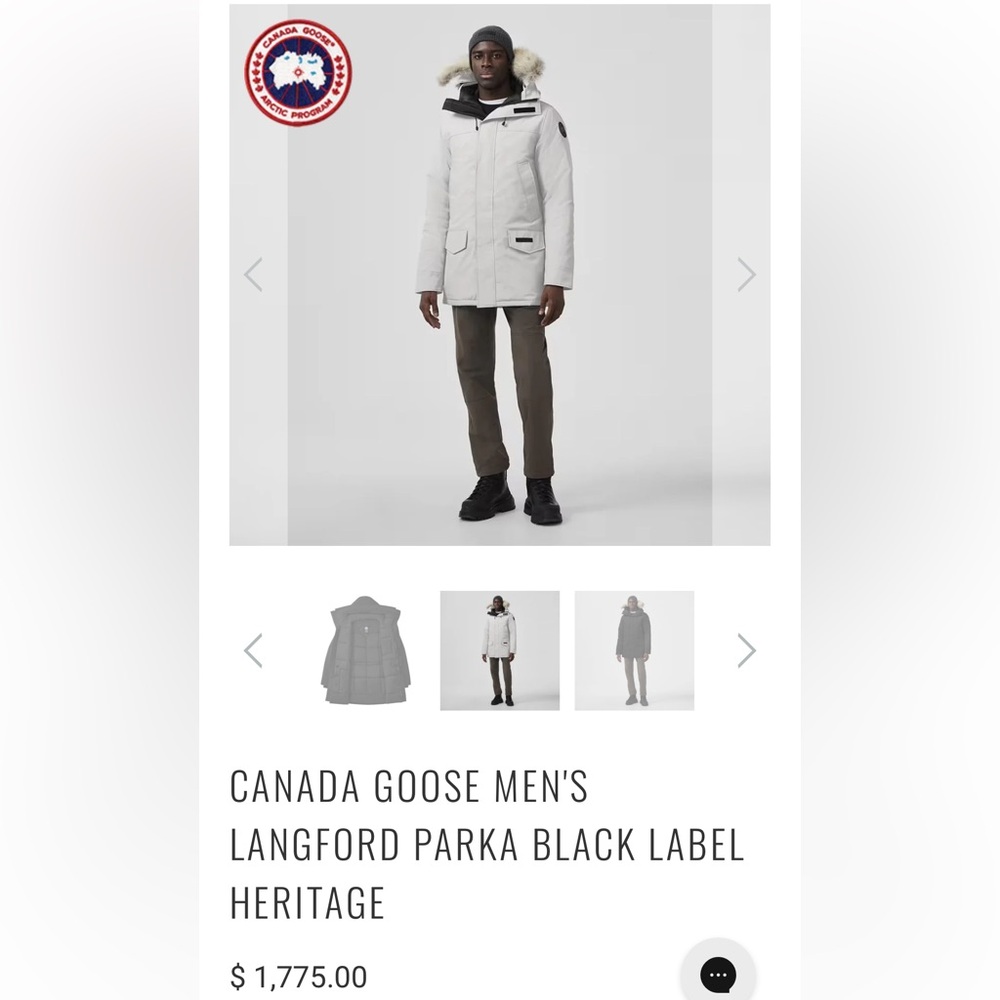 Men’s Canada goose jacket